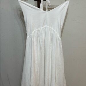 Altar'd State Cream Halter Dress